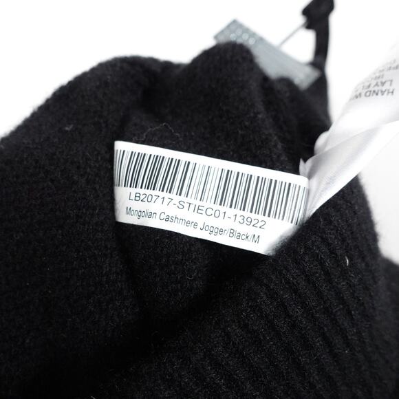 New Quince Men's Black Mongolian Cashmere Jogger Sweatpants Size Medium 1244 - Picture 14 of 14